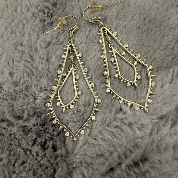 Kendra Scott Jewelry - Kendra Scott Gold and Silver Geometric Earrings